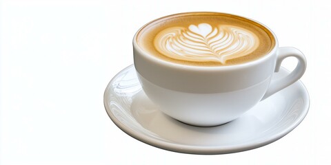 Artful Capture of a Perfectly Crafted Cappuccino