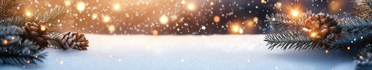 dark background banner for christams advertising