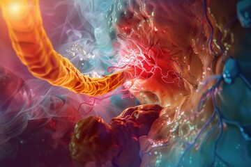 Abstract Organic Shapes and Colors