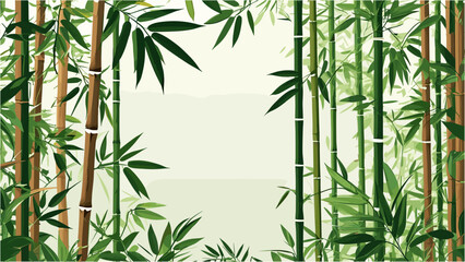 Tropical Bamboo Background for Modern Nature-Inspired Designs