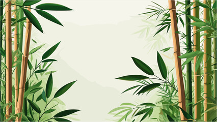 Fototapeta premium Tropical Bamboo Background for Modern Nature-Inspired Designs