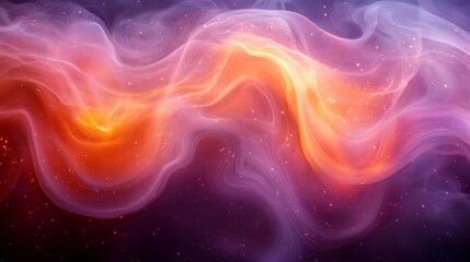 Obraz premium Abstract Cosmic Energy Flow Generative AI