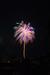 片貝まつりの打ち上げ花火 Katakai matsuri fireworks