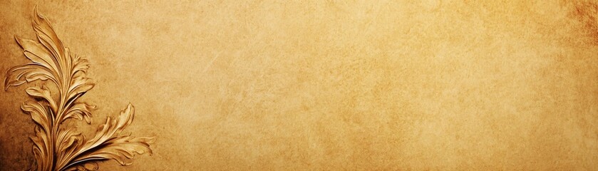 Obraz premium Elegant golden textured background with ornate detailing, perfect for invitations.