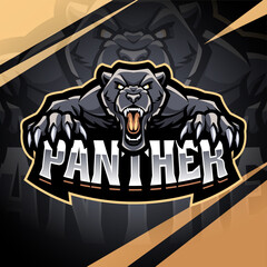 Obraz premium Panther esport mascot logo design