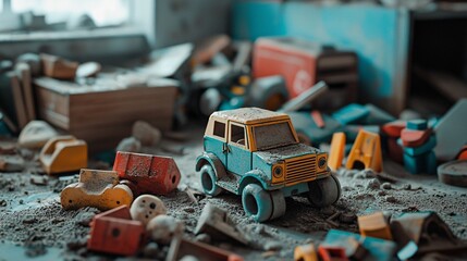 Dusty Toy Car.