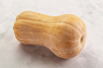Raw ripe organic Butternut Pumpkin