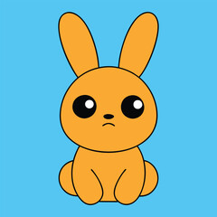 cartoon bunny bored waiting 