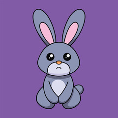 cartoon bunny bored waiting 