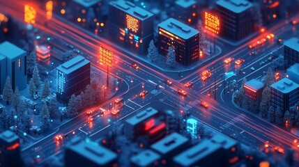 City Lights at Night.