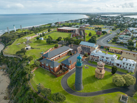 Fort Queenscliff looking toward Point Lonsdale