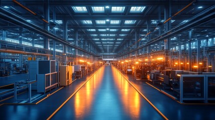 Fototapeta premium Factory Interior.