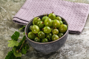 Ripe sweeet and juicy gooseberry