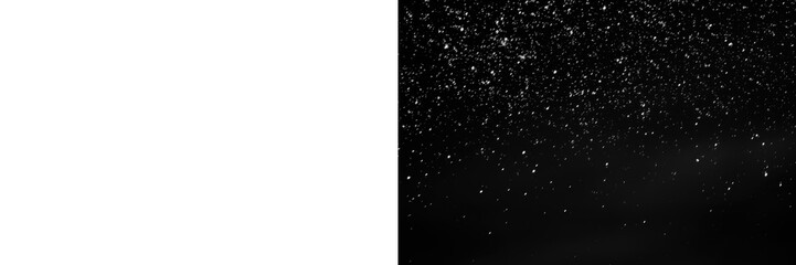 PNG Falling snowflakes winter night contrast