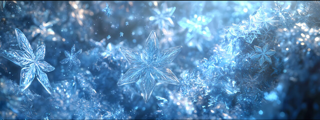 Frosty Snowflake Fantasy