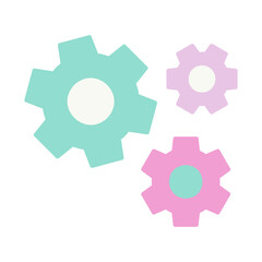 cogs turning with positive vibes