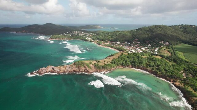 Tartane Bay Coastline Martinique Caribbean West Indies Presqu'&Icirc;le de la Caravelle