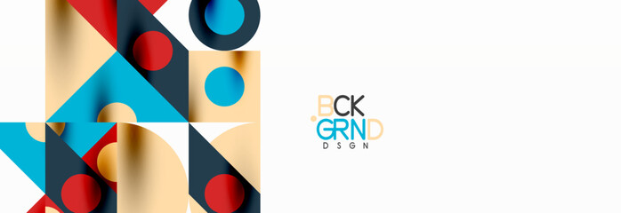 Trendy triangles lines, round elements and circles. Vector Illustration For Wallpaper, Banner, Background, Card, Book Illustration, landing page