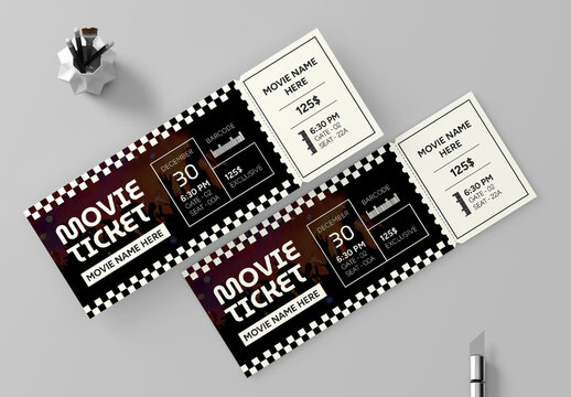 Movie Ticket Layout