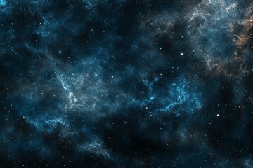 Obraz premium Stars, nebula, and galaxies fill the night sky
