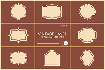 Vintage Decorative Frame And Retro Badge, Royal Wedding Insignia, Invitation Card and Sticker Isolated Vector. Ornament label Frame. 