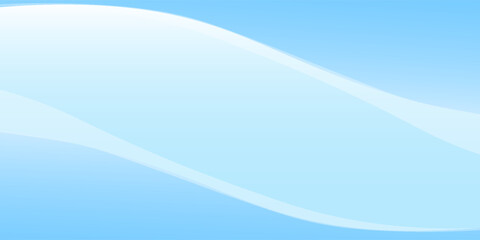 Abstract white wavy glowing lines on a blue background. Futuristic digital high-technology pattern for banner