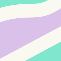 Obraz premium Pastel Wave Layers in Abstract Minimalism