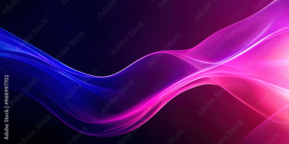 Poster soft waves abstract background