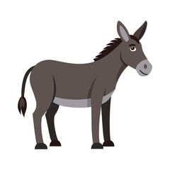 Illustration of Mule Isolated on white