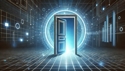 Open digital door to futuristic technology