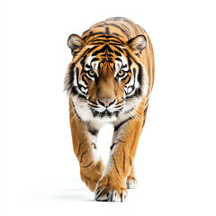 Naklejka premium tiger on white background, AI generated