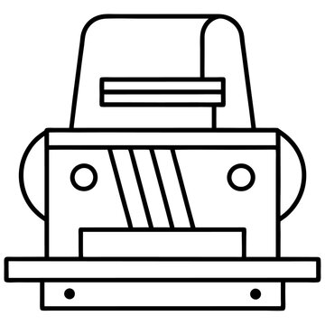 recommend clip art: grader machine outline coloring book page line art drawing