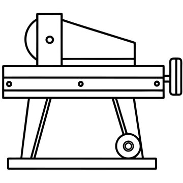 recommend clip art: grader machine outline coloring book page line art drawing