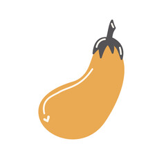 Illustration vegetables garden food fruits decoration stickers stamp icons