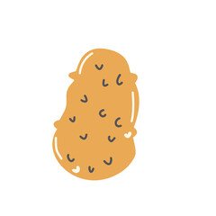 Illustration vegetables garden food fruits decoration stickers stamp icons