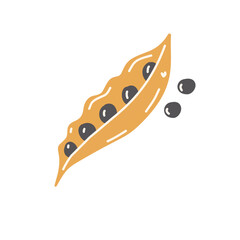 Illustration vegetables garden food fruits decoration stickers stamp icons