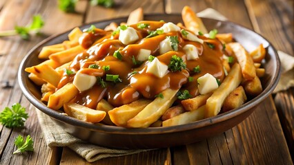 Poutine A famous Canadian dish