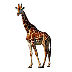 Obraz premium giraffe ,isolated on white background , transparent png image