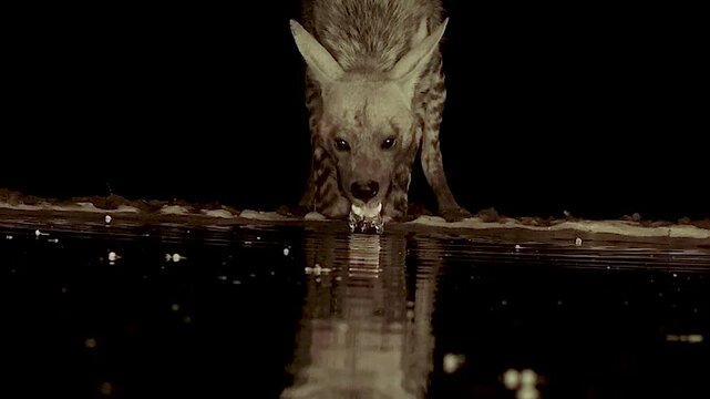 striped hyena is a near threatened species and distributed across east and North Africa, Middle East, the Caucasus, Central Asia and Indian Subcontinent.