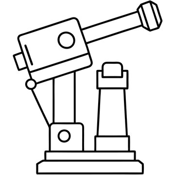 recommend clip art: hydraulic hammer machine outline coloring book page line art drawing