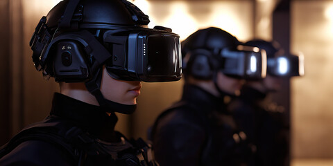 Virtual Velocity: A fast-paced VR training simulation for SWAT team members.