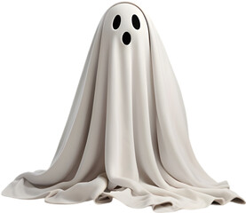 Naklejka premium Huggable Haunter Wrapped in Cozy Blanket. 
