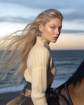 Horse Riding Woman