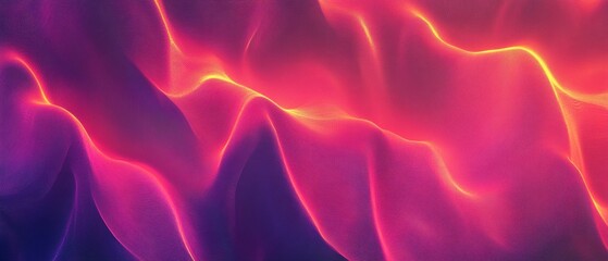 Obraz premium Vibrant Waves. Abstract Digital Patterns