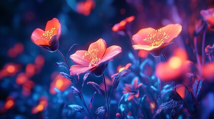 a close up of a flower on a blurry background.