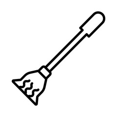 Mop line icon