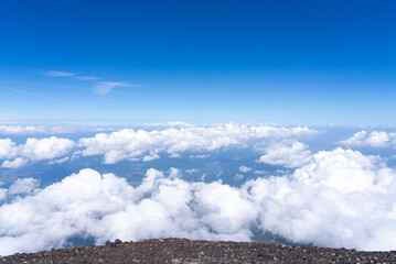 富士山からみた雲海08