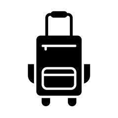 Travel Bag glyph icon