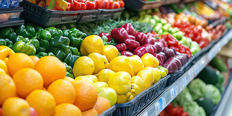Nutrition Navigator: A color-coded supermarket aisle guide, helping shoppers easily identify healthy options and make informed dietary choices.