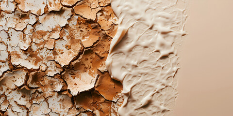 Cracked Earth, Nature’s Layers, Texture Transformation, Drought to Renewal, Surface Shift

